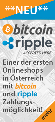 Der erste Shop mit bitcoin und ripple Zahlungsmöglichkeit